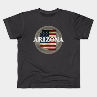 Arizona American Flag Kids T-Shirt